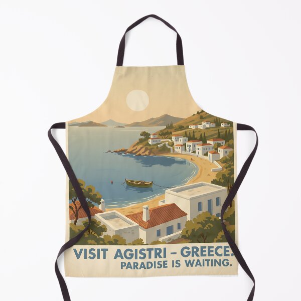 Item preview, Agistri Greece, Greek Island Vintage Travel Tourism designed and sold by TravelersGems.