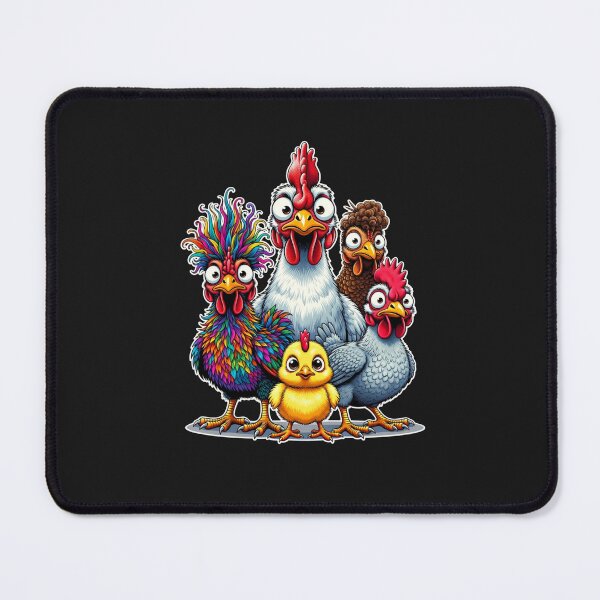 Item preview, Crazy Chicken Art Hen Family CuteYellow Chick Funny Farmer Gift designed and sold by alenaz.