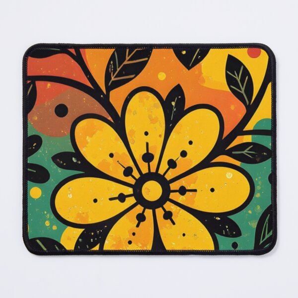 Item preview, Flower modern art designed and sold by ItsAllYellow.