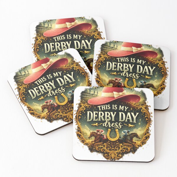 Item preview, This Is My Derby Day Dress Hat – Pastel Horse Racing Spring Shirt & Sticker Design   designed and sold by Youpiworld.