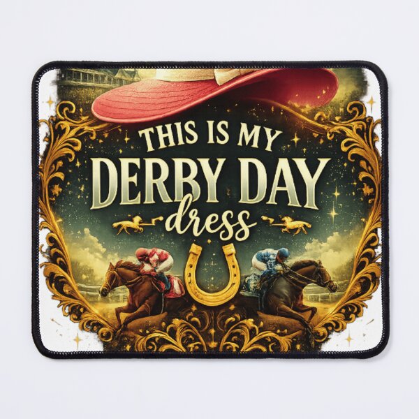Item preview, This Is My Derby Day Dress Hat – Pastel Horse Racing Spring Shirt & Sticker Design designed and sold by Youpiworld.