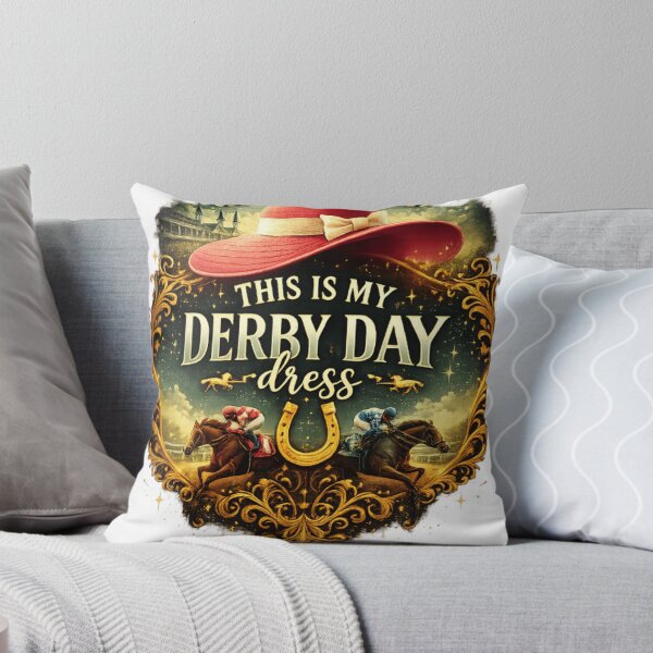 Item preview, This Is My Derby Day Dress Hat – Pastel Horse Racing Spring Shirt & Sticker Design   designed and sold by Youpiworld.