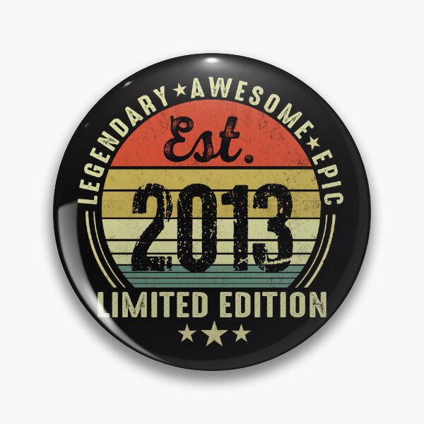 Item preview, Vintage Est 2013, 13rd Birthday Retro Gift designed and sold by FernaRoje.