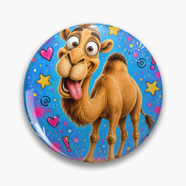 Item preview, Goofy Cartoon Camel Pop Art designed and sold by Pure Craft.