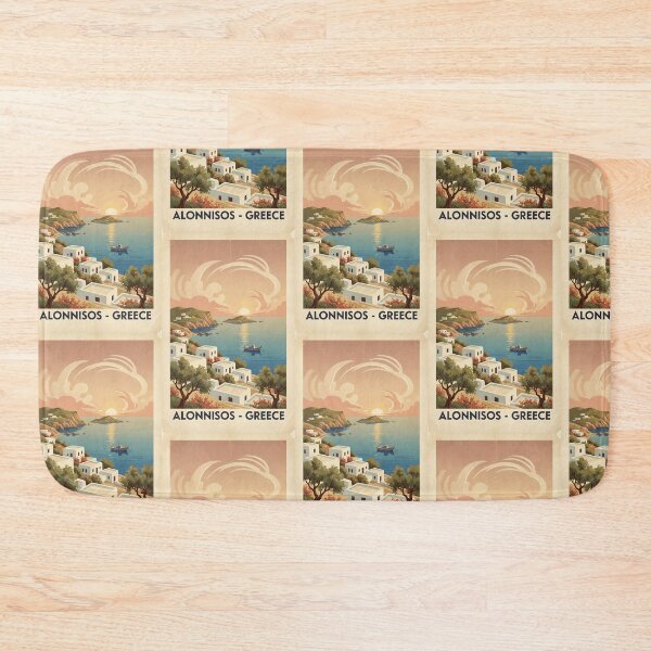 Item preview, Alonnisos Greece, Greek Island Vintage Travel Tourism designed and sold by TravelersGems.
