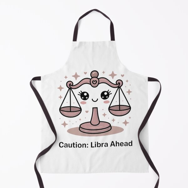 Item preview, Funny Libra Zodiac Sticker – Caution Libra Ahead | Cute Astrology Scales Design designed and sold by Cool-cat-art.