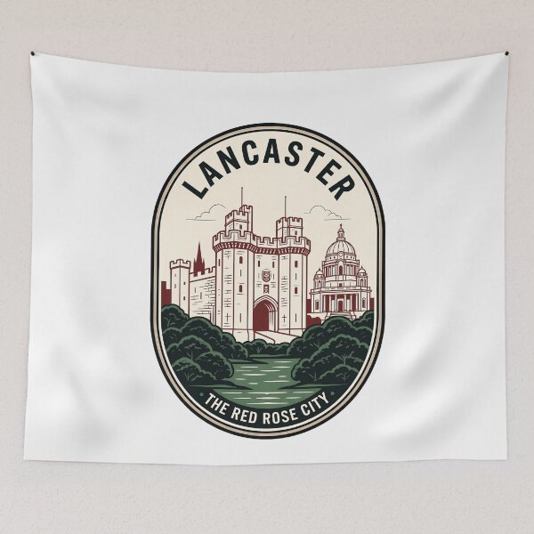 Item preview, Vintage Lancaster England Red Rose City Badge designed and sold by k3rstman1.