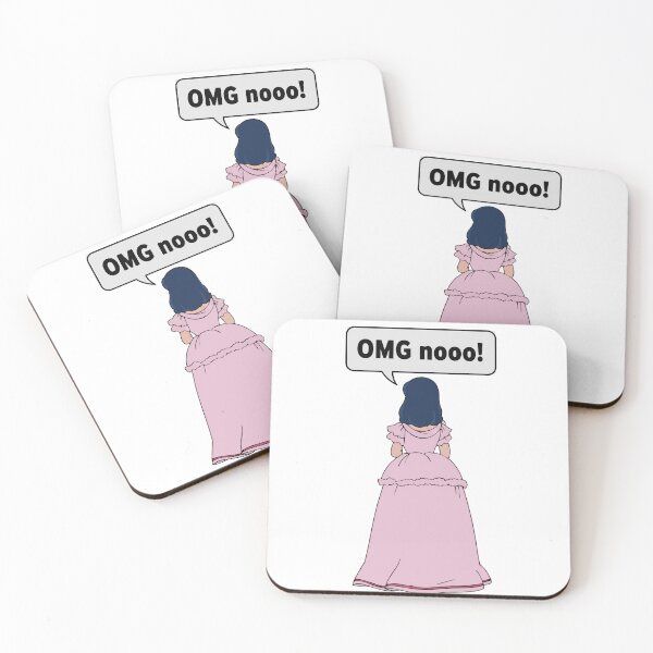 Item preview, OMG Noo! Funny Reaction Meme – Cute Shock Expression Internet Humor designed and sold by PrincessLavinia.