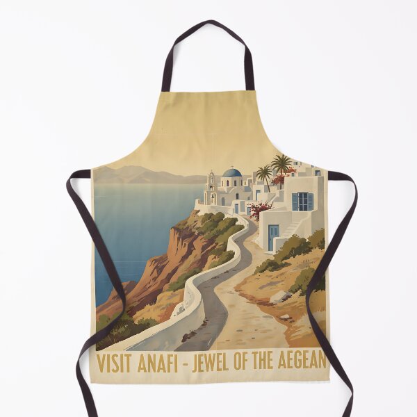 Item preview, Anafi Greece, Greek Island Vintage Travel Tourism designed and sold by TravelersGems.