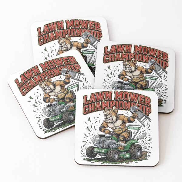 Item preview, Funny Backyard Wrestling Lawn Mower Mascot designed and sold by DuckOddity.