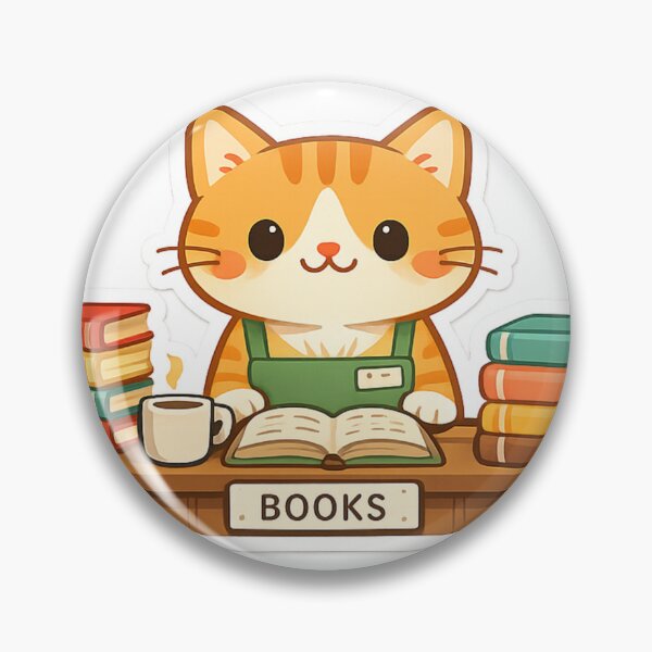 Item preview, Bookshop Cat designed and sold by Iail Ioa.