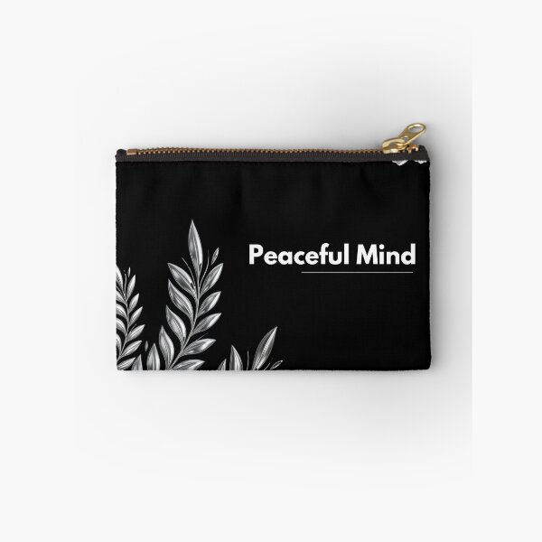 Item preview, Peaceful Mind Aesthetic Quote designed and sold by ruchikadesigns.