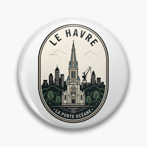 Item preview, Vintage Le Havre France Port City Badge designed and sold by k3rstman1.