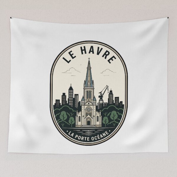 Item preview, Vintage Le Havre France Port City Badge designed and sold by k3rstman1.