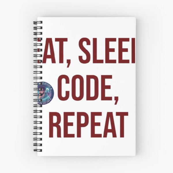 Item preview, Eat Sleep Code Repeat Funny Programmer Developer Quote designed and sold by PrintforDesign.