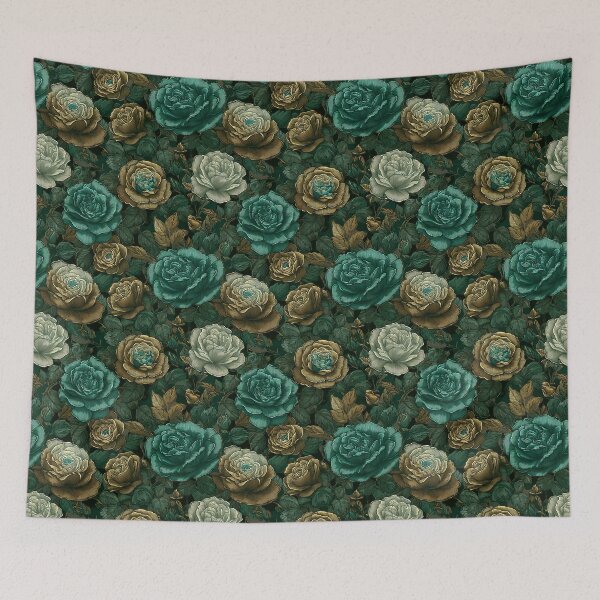 Item preview, Elegant Rose Print - Tropical Flower Pattern  - Housewarming Gift Ideas designed and sold by RoyalStarsPatts.