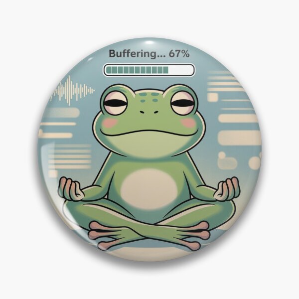 Item preview, Mentally Buffering Frog designed and sold by KiriStudio.
