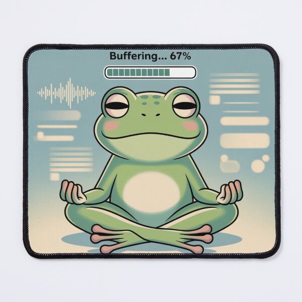 Item preview, Mentally Buffering Frog designed and sold by KiriStudio.