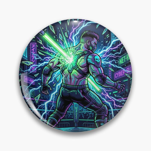 Item preview, Cyberpunk Neon Light Tube Deathmatch Wrestling designed and sold by DuckOddity.