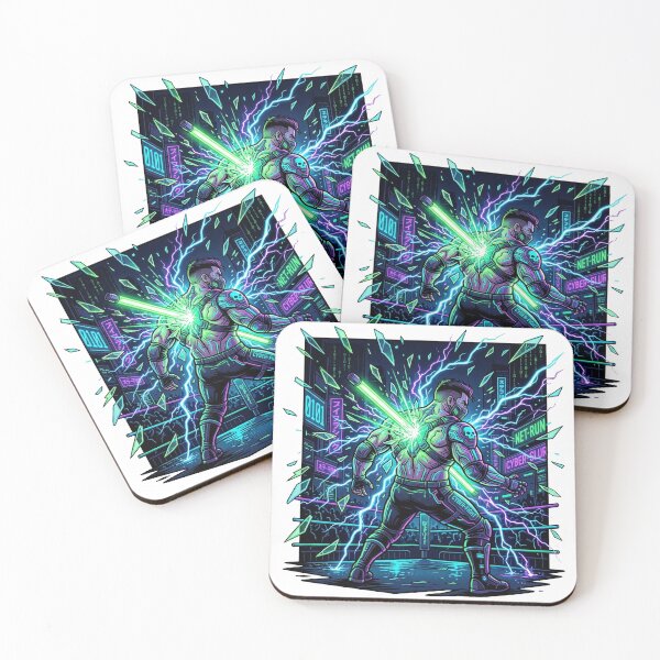 Item preview, Cyberpunk Neon Light Tube Deathmatch Wrestling designed and sold by DuckOddity.