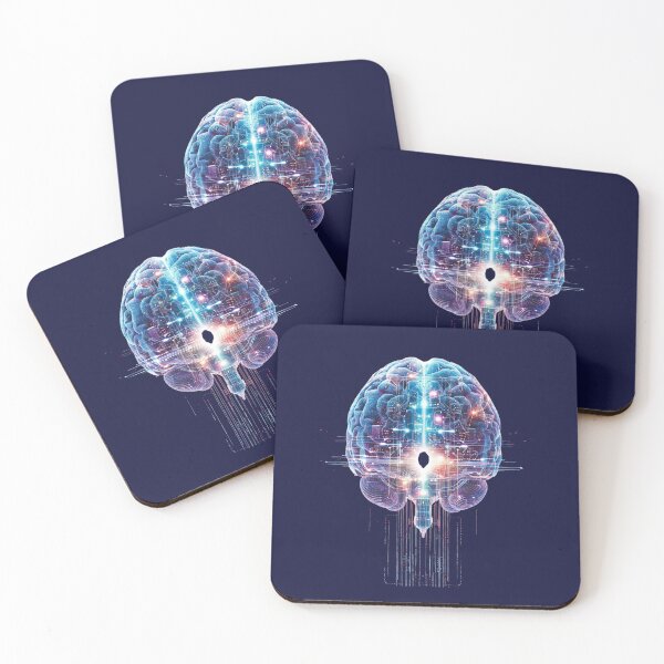 Item preview, Neural Network Mind  Biotech Cyberpunk Art designed and sold by BoxofMoments.