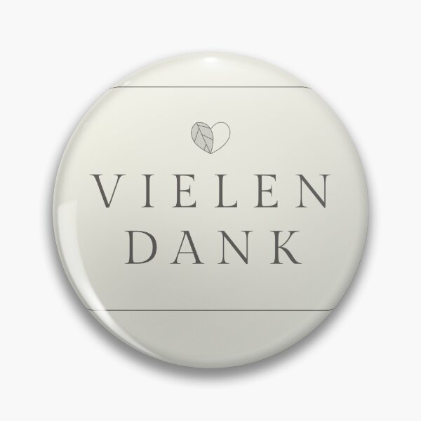 Item preview, Vielen Dank, German Thank you designed and sold by Noydee Red Salavan.