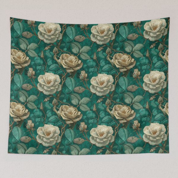 Item preview, Graceful Rose Flower - Tropical Flower Pattern  - Housewarming Gifts designed and sold by RoyalStarsPatts.