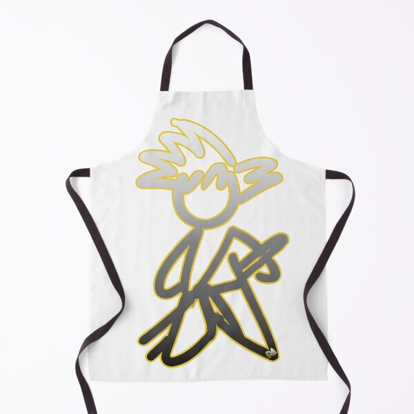 Artikelvorschau, Minimalistische Strichmännchen-Super-Saiyajin-Neongelb-Umriss-Anime-Skizze entworfen und verkauft von DesignArtist.ia.