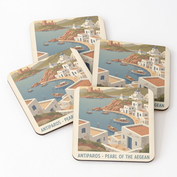 Item preview, Antiparos Greece, Greek Island Vintage Travel Tourism designed and sold by TravelersGems.