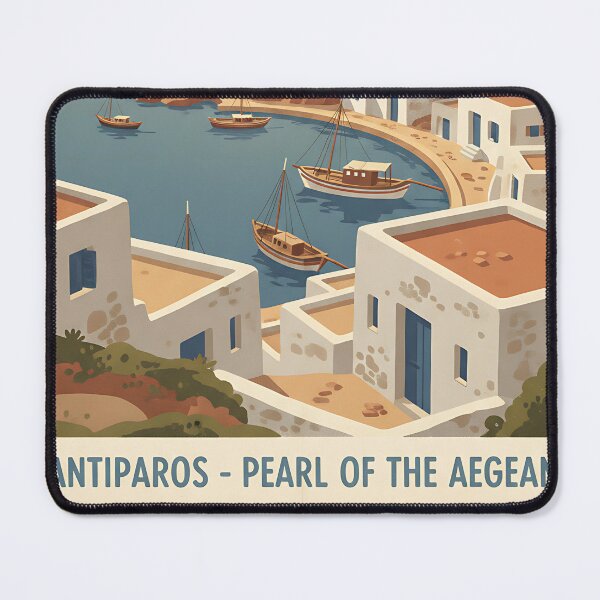 Item preview, Antiparos Greece, Greek Island Vintage Travel Tourism designed and sold by TravelersGems.