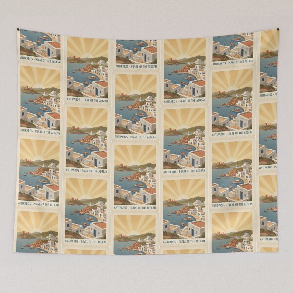Item preview, Antiparos Greece, Greek Island Vintage Travel Tourism designed and sold by TravelersGems.