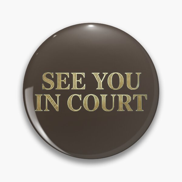 Item preview, See You In Court Funny Lawyer Gift Attorney Law Firm Humor designed and sold by AkDesign022.