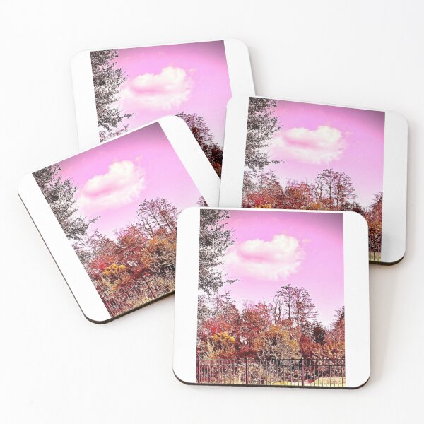 Item preview, Heart-shaped Cloud in Pink Sky designed and sold by ROSENDE ART HOUSE.