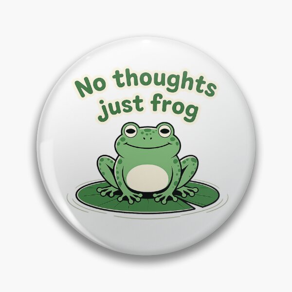 Item preview, No Thoughts Just Frog designed and sold by KiriStudio.