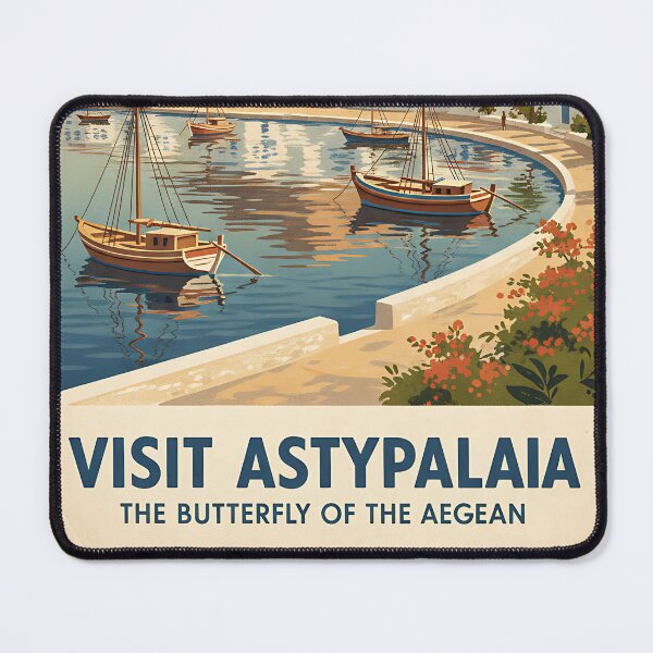 Item preview, Astypalaia Greece, Greek Island Vintage Travel Tourism designed and sold by TravelersGems.