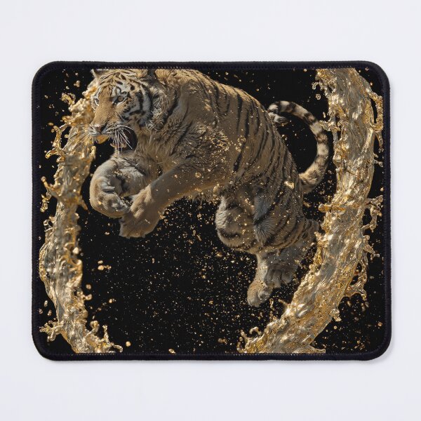 Item preview, Golden Tiger Splash Dynamic Art designed and sold by Visual Foundry.