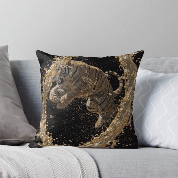 Item preview, Golden Tiger Splash Dynamic Art designed and sold by Visual Foundry.