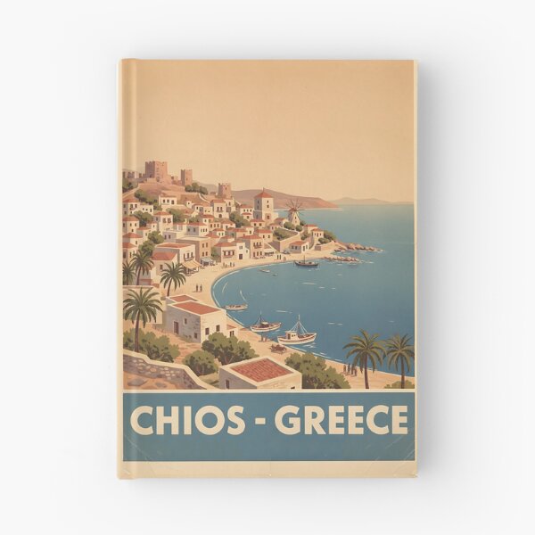 Item preview, Chios Greece, Greek Island Vintage Travel Tourism designed and sold by TravelersGems.