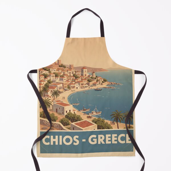 Item preview, Chios Greece, Greek Island Vintage Travel Tourism designed and sold by TravelersGems.