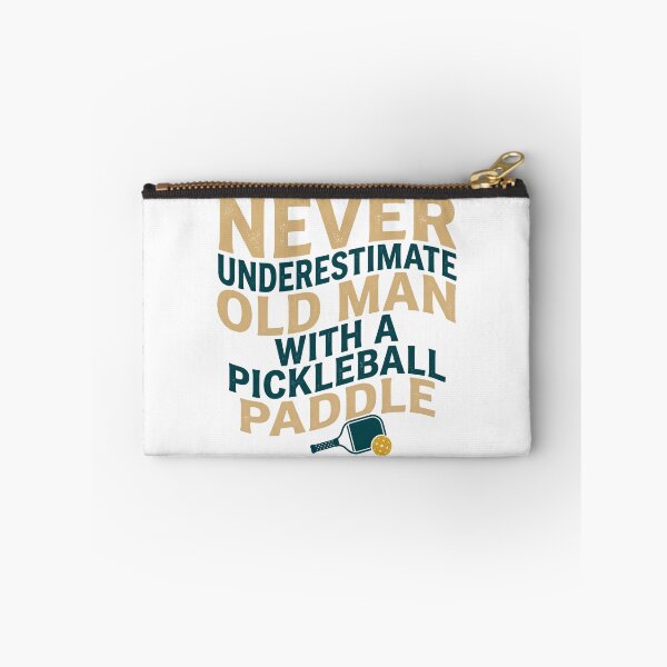 Item preview, Funny Pickleball - Never Underestimate Old Man With A Pickleball Paddle designed and sold by CutOutIdols.