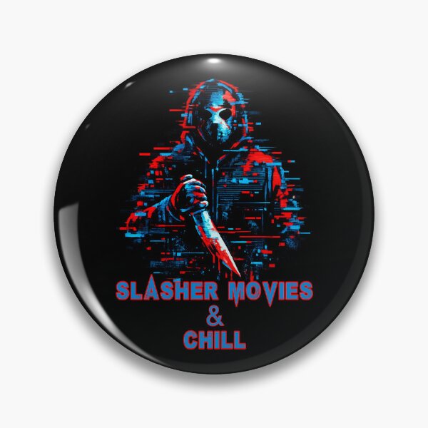 Item preview, Glitch Horror Slasher Aesthetic - Retro Cyber Masked Killer designed and sold by SidTastic .