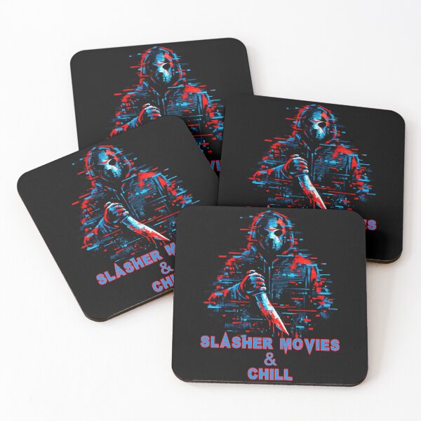 Item preview, Glitch Horror Slasher Aesthetic - Retro Cyber Masked Killer designed and sold by SidTastic .