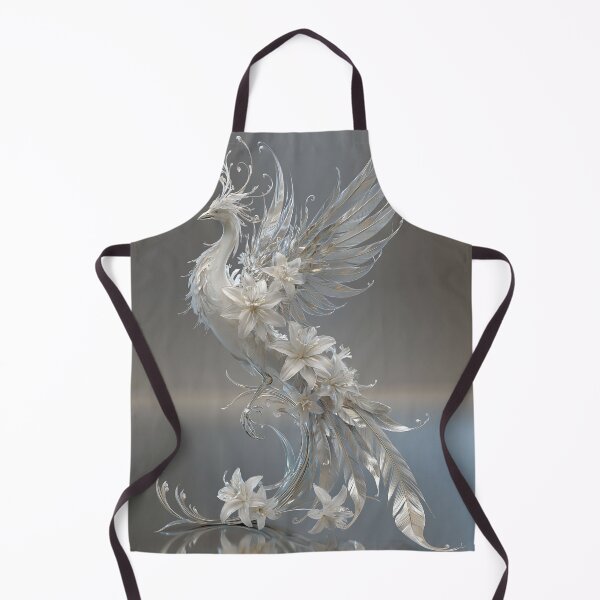 Item preview, Ethereal White Phoenix Rising Floral designed and sold by Visual Foundry.
