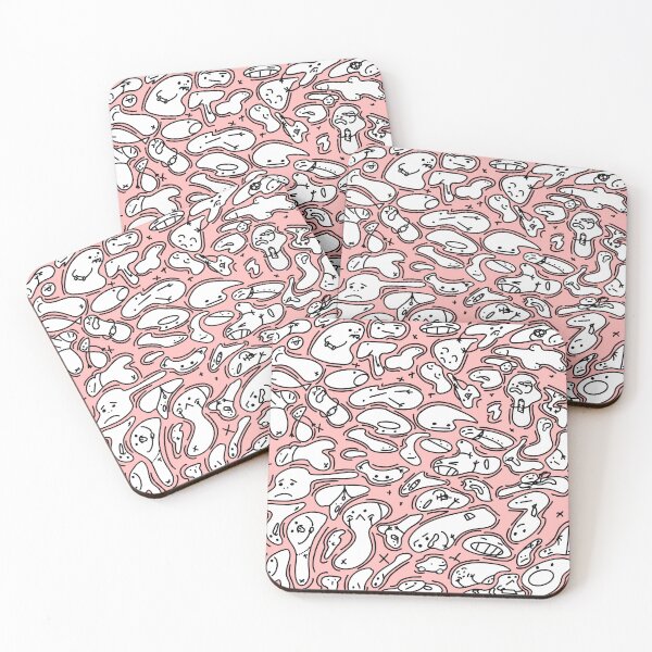 Item preview, Funny characters -doodled blobs  designed and sold by YKIT.