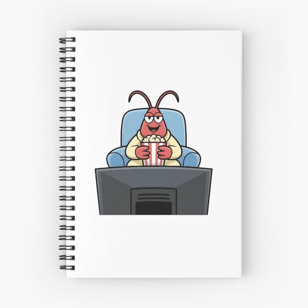 Item preview, Cartoon Red Lobster Watching TV designed and sold by AbanoubStore.