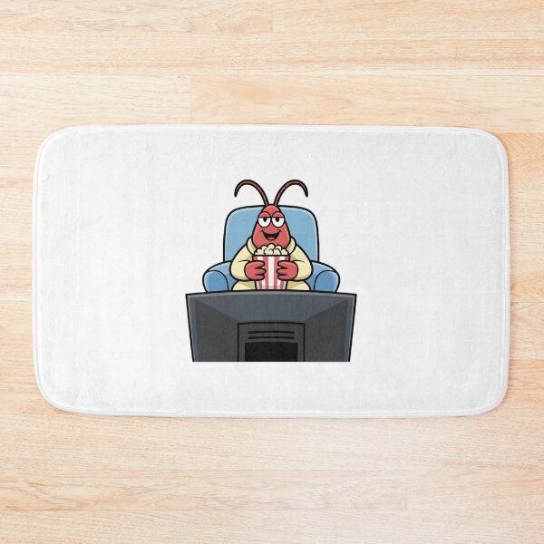 Artikelvorschau, Red Lobster im Cartoon schaut fern entworfen und verkauft von AbanoubStore.