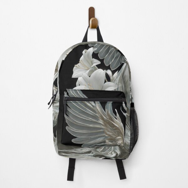 Item preview, Elegant White Peacock With Lilies designed and sold by Visual Foundry.