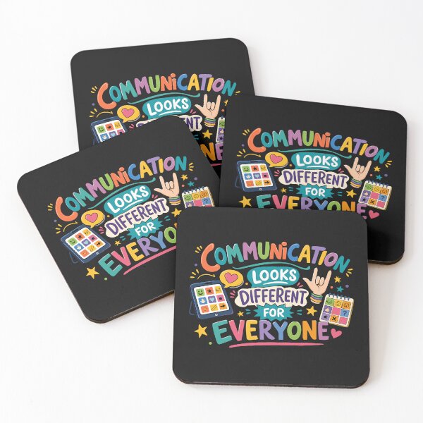 Item preview, Communication Looks Different for Everyone Autism Speech Therapy, Special Education Mental Health Teacher  designed and sold by alenaz.
