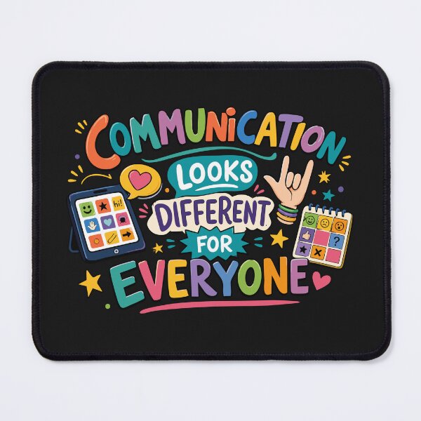 Item preview, Communication Looks Different for Everyone Autism Speech Therapy, Special Education Mental Health Teacher designed and sold by alenaz.