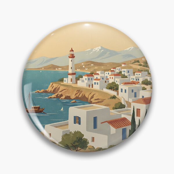 Item preview, Crete Greece, Greek Island Vintage Travel Tourism designed and sold by TravelersGems.